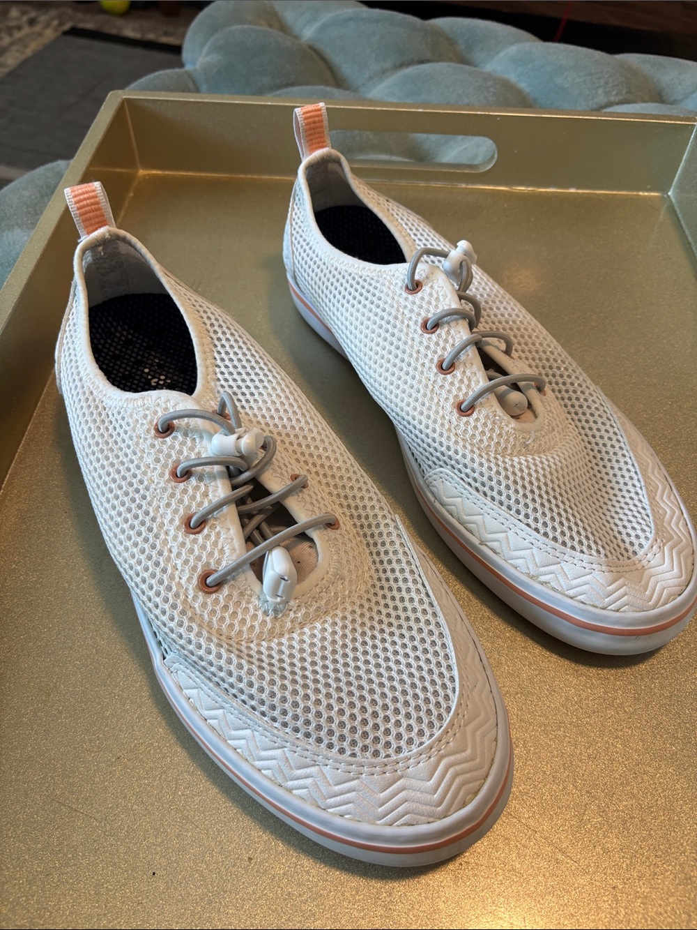 Women’s Xtratuf White Mesh Slip-On Water/Deck Sneakers